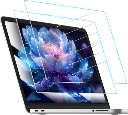 Picture of Fotbor 2 Pack for 2026 MacBook Neo 13-Inch Anti Reflective Screen Protector | Anti Blue Light PET Screen Protector Ultra Clear for Macbook Neo 13 Inch