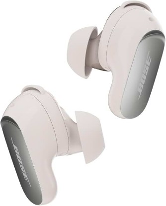 Picture of Bose QuietComfort Ultra Earbuds (2nd Gen) - Wireless Noise Cancelling Earbuds with Mic, Immersive Audio, USB-C Charging, Up to 6 Hours Battery, IPX4 Rating, White Smoke