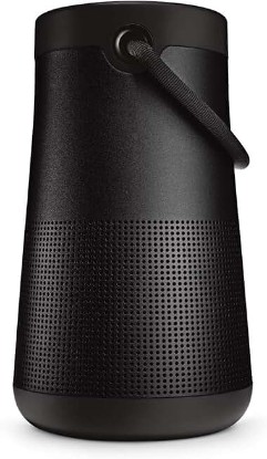 Picture of Bose SoundLink Revolve+ (Series II) Bluetooth Speaker, Portable Speaker with Microphone, Wireless and Water Resistant with 360 Degree Sound, Long Lasting Battery and Handle, Black | 360-degree sound with 17-hour battery, IP55 rating for travel, calls and outdoor use