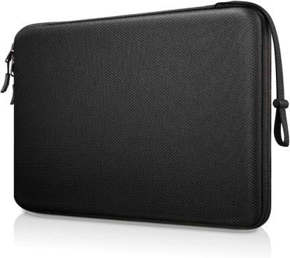Picture of FINPAC Hard Laptop Sleeve Case for MacBook Neo 13 inch MacBook Air 13-in | Waterproof Laptop Carrying Case for 13-14" MacBook Neo A18/Air/Pro, 13 inch Dell, Surface Laptop, HP, Acer, Black ClimatePartner certified