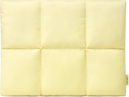 Picture of Comfyable Puffy Laptop Sleeve 13 Inch 14 Inch, Quilted Puffer Laptop Carrying Case for Women, Pillow Case Compatible with MacBook Air/Pro M5 M4 M3 M2 Pro/Max 2026, 13" MacBook Neo A18, Butter Yellow