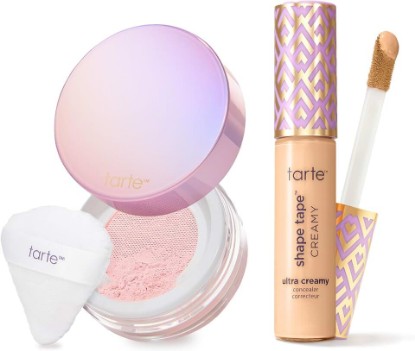 Picture of tarte shape tape creamy concealer and creaseless setting powder