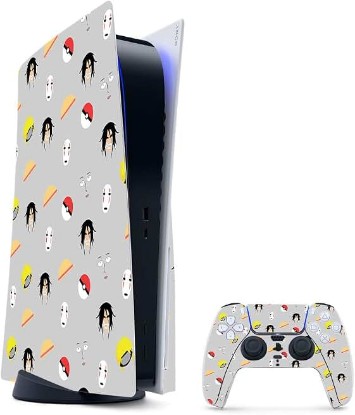 Picture of MightySkins Gaming Skin for PS5 / PlayStation 5 Bundle - Anime Fan | Protective Viny wrap | Easy to Apply and Change Style | Made in The USA