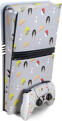 Picture of Gaming Skin Compatible with Sony PlayStation 5 PS5 Pro Bundle - Anime Fan - Premium 3M Vinyl Protective Wrap Decal Cover - Easy to Apply | Crafted in The USA by MightySkins