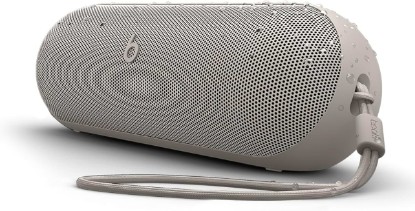 Picture of Beats Pill x Kim Kardashian - Wireless Bluetooth Speaker and Portable Charger via USB-C - Up to 24 Hours Battery Life, IP67 Water Resistant, Apple & Android Compatible, Built-in Mic – Light Gray