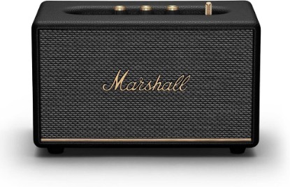 Picture of Marshall Acton III Bluetooth Home Speaker - Loud Stereo Sound with Bass and Treble Controls | Plug-in Powered | 3.5mm Aux Input - Black