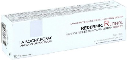 Picture of La Roche-Posay Redermic R Retinol Face Cream, Anti Aging, 1oz | Pure retinol face moisturizer that helps reduce wrinkles, fine lines, and age spots. Suitable for daily anti-aging care.