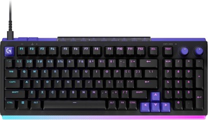 Picture of Logitech G512 X 98 TMR + Linear Switch Mechanical Gaming Keyboard - Black | Hot-Swappable 9x TMR Rapid Trigger + Linear Mechanical Switches, Gasket, PBT Keycaps, <8K, LIGHTSYNC RGB, for PC & Mac