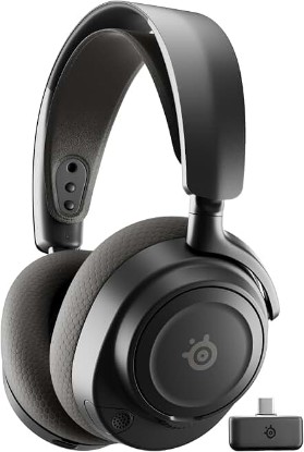 Picture of SteelSeries Arctis Nova 7 Wireless Gen 2 Gaming Headset - Real-Time App Control, 50+ HR Play, Neodymium Drivers, Mix 2.4GHz/Bluetooth, PC, PS5, PS4, Switch 1/2, Mobile - Black