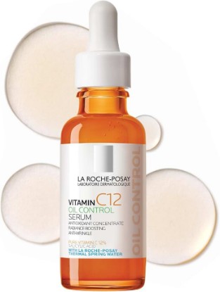 Picture of La Roche-Posay 12% Vitamin C Face Serum, 2 formulas with hyaluronic acid | Brightening serum with hyaluronic acid to help boost radiance & reduce wrinkles. Available for oily skin with salicylic acid.