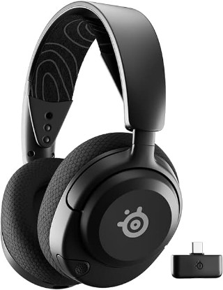 Picture of SteelSeries Arctis Nova 5 Wireless Multi-System Gaming Headset — Neodymium Magnetic Drivers — 100+ Audio Presets — 60 HR Battery — 2.4GHz or BT — ClearCast Gen2.X Mic — PC, PS5, PS4, Switch, Mobile