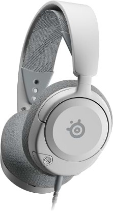 Picture of SteelSeries Arctis Nova 1P Multi-System Gaming Headset — Hi-Fi Drivers — 360° Spatial Audio — Comfort Design — Durable — Lightweight — Noise-Cancelling Mic — PS5/PS4, PC, Xbox, Switch - White