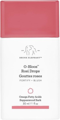 Picture of Drunk Elephant O-Bloos Rosi Drops - 30 ml/1 fl oz - Peachy-Pink Color Serum Drops - Clean Clinical Skincare - Cruelty-Free - Dermatologist-Tested - Free of Essential Oils, Silicones, and Fragrance