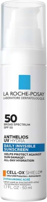 Picture of La Roche-Posay Anthelios UV Daily Invisible Sunscreen SPF 50, 3 Formulas | Daily face sunscreen in 3 formulas for different skin types: Vitamin E/Niacinamide/Azelaic Acid.