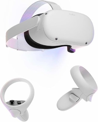 Picture of Oculus Newest Quest 2 Gmaing VR Headset 128GB Set - Advanced All-in-One Virtual Reality Headset Cover Set, White