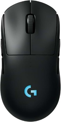 Picture of Logitech G PRO 2 Lightspeed Ambidextrous Wireless Gaming Mouse - Black | Symmetrical design, <4 customizable magnetic side buttons, USB-C charging, PowerPlay Wireless Charging Supported, For PC/Mac