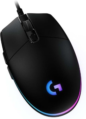Picture of Logitech G203 Wired Gaming Mouse - Black | LIGHTSYNC RGB, On-Board Memory, 6 Programmable Buttons, Compabile with PC/Mac