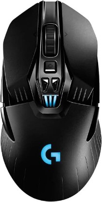 Picture of Logitech G903 Lightspeed Wireless Gaming Mouse - Black | 140+ Hour Rechargeable Battery, LIGHTSYNC RGB, Powerplay Compatible, Ambidextrous Design, 107G+10G Optional Weight