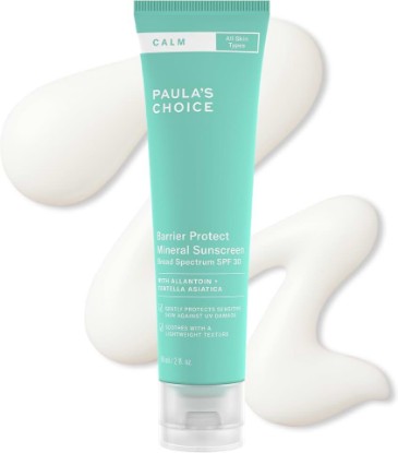 Picture of Paula's Choice CALM Barrier Protect Mineral Sunscreen SPF 30, 2 Oz | Face Sunscreen for Sensitive, Rosacea-Prone & Eczema-Prone Skin, UVA/UVB Protection, Fragrance-Free