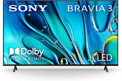 Picture of Sony 65 Inch BRAVIA 3 LED 4K HDR Smart Google TV (K-65S30) | Dolby Vision/Atmos, Exclusive Features for PlayStation®5, 4K Processor X1, Triluminos Pro, 4K movie credits included