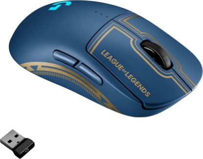 Picture of Logitech G Pro Wireless Gaming Mouse - League of Legends Edition (Renewed)