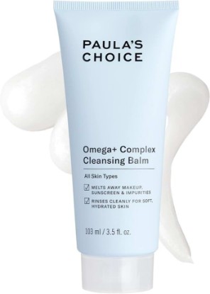 Picture of Paula's Choice Omega Complex Face Cleansing Balm, 3.5 Fl Oz | Double Cleanse Face Wash & Gentle Daily Makeup Remover for Dry & Sensitive Skin, Mineral Oil-Free, Fragrance-Free