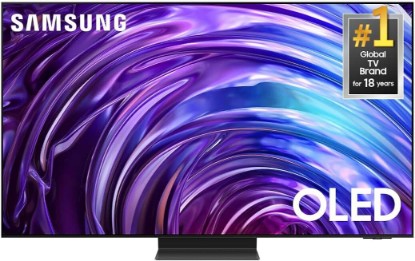 Picture of Samsung 65-Inch Class OLED 4K S95D Series HDR Pro Smart TV w/Dolby Atmos, Object Tracking Sound+, Motion Xcelerator, Real Depth Enhancer, 4K AI Upscaling, Alexa Built-in (QN65S95D, 2024 Model)