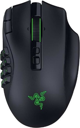 Picture of Razer Naga V3 Pro Wireless MMO Gaming Mouse with Swappable Side Plates | 23 Programmable Buttons w/ 3 Swappable Side Plates, HyperScroll Tilt Wheel, 280 Hr Battery, Multi-Mode Connectivity