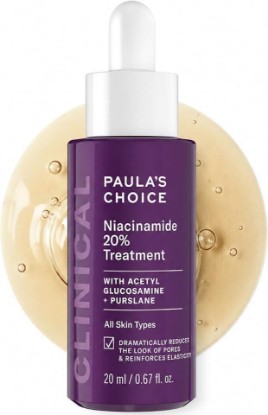 Picture of Paula's Choice CLINICAL 20% Niacinamide Vitamin B3 Face Serum, 0.67 Fl Oz | Anti-Aging Serum for Discoloration & Minimizing Large Pores, Fragrance-Free