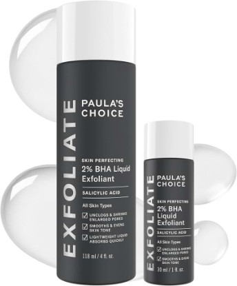 Picture of Paula's Choice SKIN PERFECTING 2% BHA Liquid Exfoliant | Gentle Salicylic Acid Facial Exfoliator for Blackheads, Enlarged Pores, Wrinkles & Fine Lines