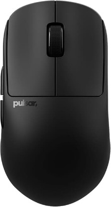 Picture of Pulsar Gaming Gears X2H Crazylight Wireless Gaming Mouse, Ultra Lightweight 1.30 oz (37g), Optical Switch, 32000 DPI, 750 IPS, XS-1 Sensor, 8k Compatible (Jet Black) (Renewed)