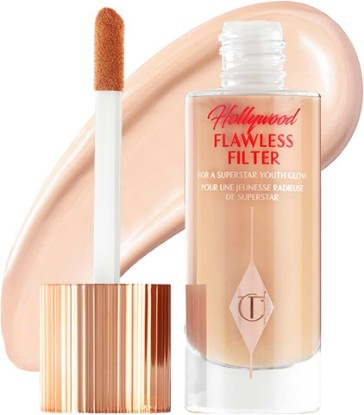 Picture of Charlotte Tilbury Hollywood Flawless Filter - Multi‑Use Makeup Primer, Complexion Booster & Illuminating Liquid Highlighter with Sheer Coverage - Smooths & Blurs Skin