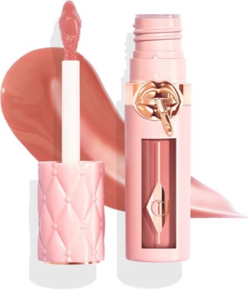 Picture of Charlotte Tilbury Big Lip Plumpgasm Lip Gloss - Gift Set Essential - Hydrating Plumper with Hyaluronic Acid & Heat + Ice Technology - Perfect for Pairing with Makeup Favorites