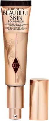 Picture of Charlotte Tilbury Beautiful Skin Medium Coverage Hydrating Foundation - Buildable Liquid Makeup for Instant Glow, Plumping Hydration & Lasting Skincare Benefits