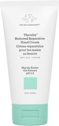Picture of Drunk Elephant Therabu Buttered Reparative Hand Cream - 75 ml/2.5 fl oz - Hand Lotion - Clean Clinical Skincare - Cruelty-Free - Dermatologist-Tested - Free of Essential Oils, Silicones, and Fragrance
