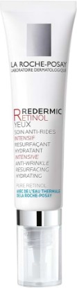 Picture of La Roche-Posay Redermic R Retinol Eye Cream with Caffeine, 0.5oz | Anti-aging caffeine eye cream to reduce wrinkles & dark circles with pure retinol & antioxidants. Suitable for daily use.