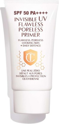 Picture of Charlotte Tilbury Invisible UV Flawless Makeup Primer - Broad Spectrum SPF 50 Sunscreen & Poreless Face Primer - Enriched with Hyaluronic Acid to Hydrate, Protect & Prime Skin