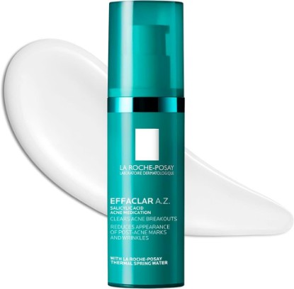 Picture of La Roche-Posay Effaclar A.Z. Acne Face Gel with Azelaic Acid, 1.35oz | Salicylic acid & hyaluronic acid medicated gel with that helps target breakouts, acne scars & visible signs of aging.