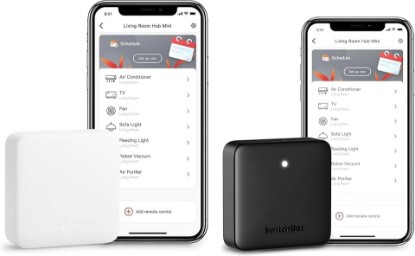 Picture of SwitchBot Hub Mini Smart Remote - IR Universal Remote, WiFi IR Blaster for TV, Air Conditioner, Compatible with Alexa, Google Home, Link SwitchBot to Wi-Fi (Support 2.4GHz)