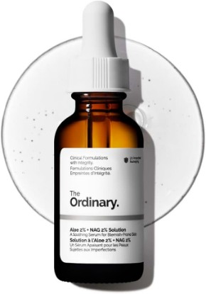 Picture of The Ordinary Aloe 2% + NAG 2% Solution, Soothes Skin and Targets Post-Acne Marks, 1 Fl Oz GreenCircle Sustainable Energy Practices