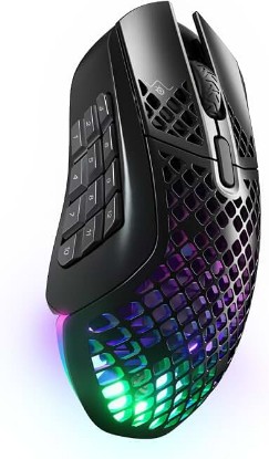Picture of SteelSeries Aerox 9 Wireless - Ultra-Lightweight, 18000 CPI, TrueMove Air Optical Sensor, Water Resistant, 180 Hour Battery, 18 Programmable Buttons