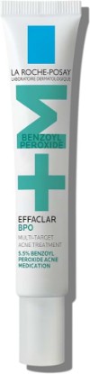 Picture of La Roche-Posay Effaclar BPO Multi-Target Acne Treatment, Benzoyl Peroxide | Acne cream with 5.5% Micronized Benzoyl Peroxide. Targets oily skin, blackheads, & pimples. Dermatologist recommended.