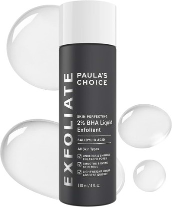 Picture of Paula's Choice SKIN PERFECTING 2% BHA Liquid Exfoliant | Gentle Salicylic Acid Facial Exfoliator for Blackheads, Enlarged Pores, Wrinkles & Fine Lines