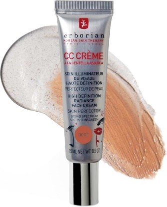 Picture of Erborian CC Cream, Color-Correct, Evens Tone, Korean Skincare Makeup Hybrid | Moisturizing, lightweight, skin blurring for natural radiant luminous finish, hydrating, buildable, everyday wear
