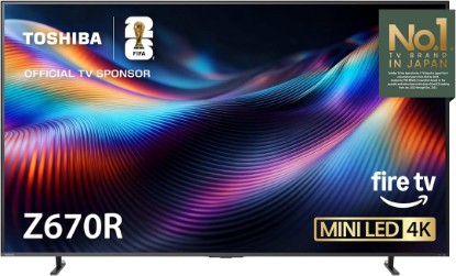 Picture of TOSHIBA 65" Class Z670R Series Mini-LED 4K UHD Smart Fire TV (65Z670R, 2026 New) - QLED, Native 144Hz, HDR10+, Dolby Vision IQ, REGZA Engine Zri, Dolby Atmos, Game Mode Pro, ALLM, Alexa Built-in