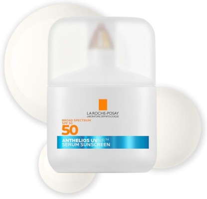 Picture of La Roche-Posay Anthelios UVAir™ Sunscreen Serum SPF 50 with hyaluronic acid | Lightweight sunscreen for face with niacinamide, hyaluronic acid & antioxidants. Hydrating, fast-absorbing, invisible finish.