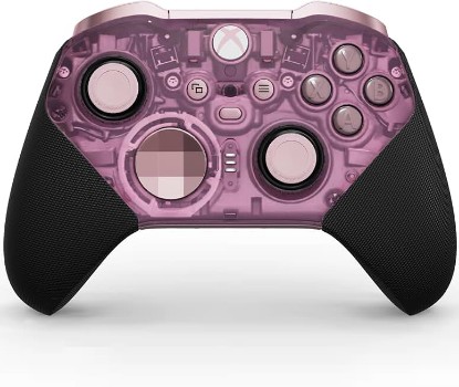 Picture of Xbox Wireless Gaming Controller | Elite Series 2 Core | Translucent Pink | Consoles, PCs, TVs, mobile, and more | Adjustable Thumbsticks | Trigger Locks