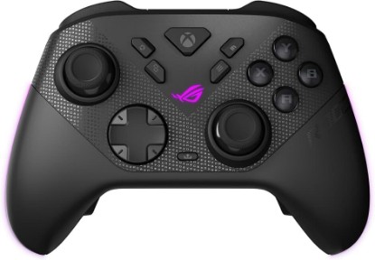 Picture of ASUS ROG Raikiri II Xbox Wireless Gaming Controller, TMR Joysticks - Black | 2.4GHz/BT/3.5mm, Anti-Slip Grip, Travel Case, 50H Battery, ultra-low latency and Anti-Drift, for Xbox Series X|S, Ally, PC