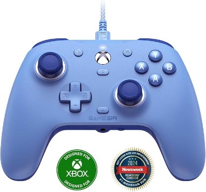 Picture of GameSir G7 SE Wired Controller for Xbox Series X|S, Xbox One & Windows 10/11, Plug and Play Gaming Gamepad with Hall Effect Joysticks/Hall Trigger, 3.5mm Audio Jack (Blue) ClimeCo Certified