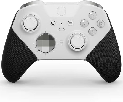 Picture of Xbox Wireless Gaming Controller | Elite Series 2 Core | Robot White | Consoles, PCs, TVs, mobile, and more | Adjustable Thumbsticks | Trigger Locks